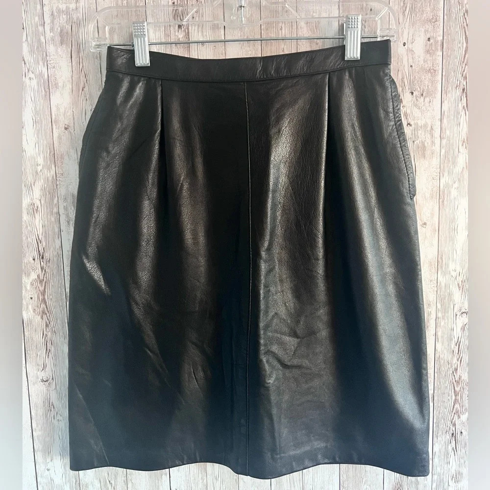 Vintage Leather Skirt
